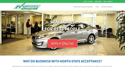 Desktop Screenshot of northstateacceptance.com