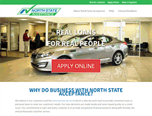 Tablet Screenshot of northstateacceptance.com